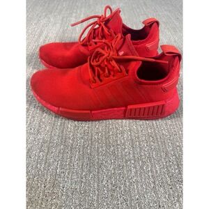 Adidas NMD R1 Red Running Lifestyle Shoes Men's Size 7.5 GX7605